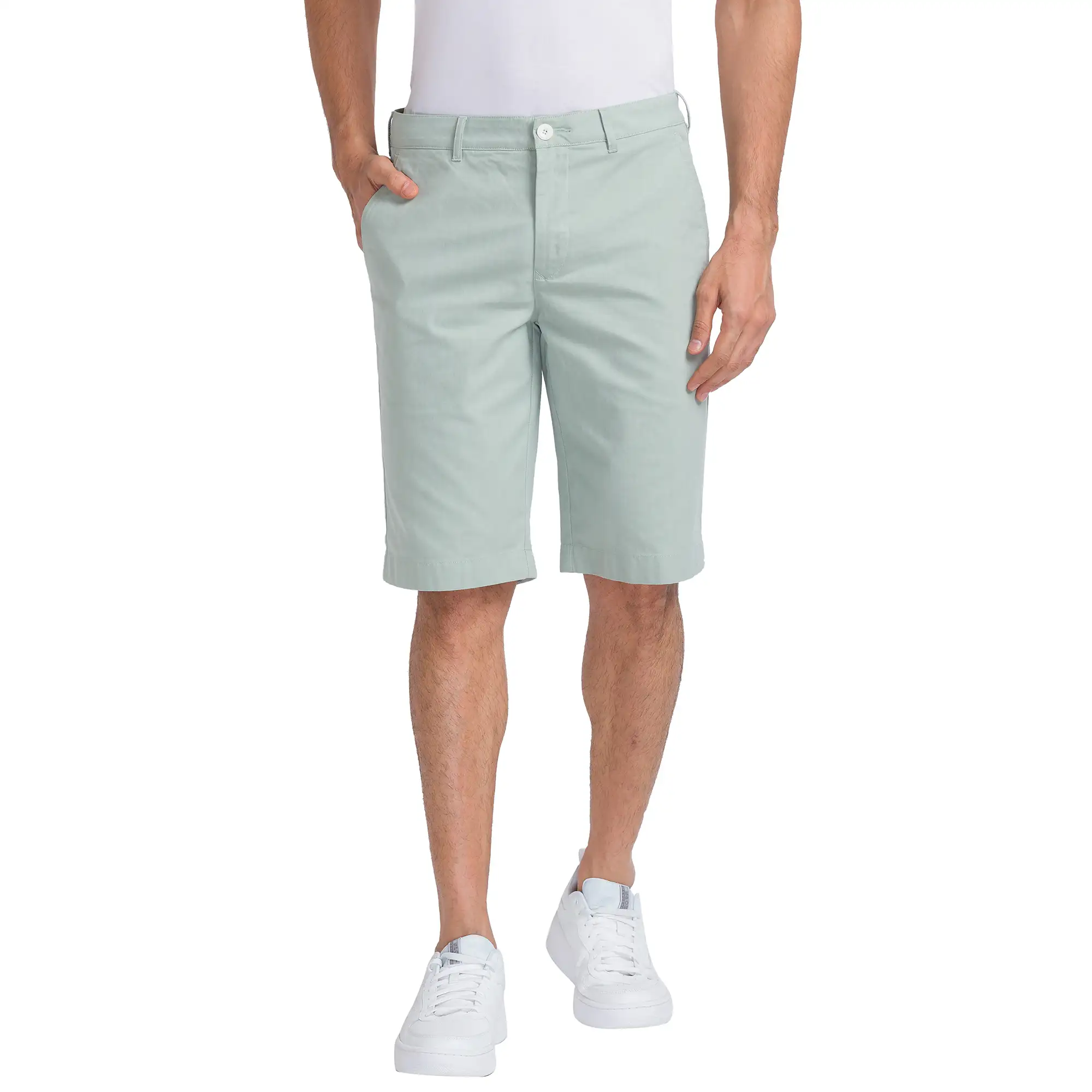 COLORPLUS Men Contemporary Fit Green Shorts – THE MOODY SHOP